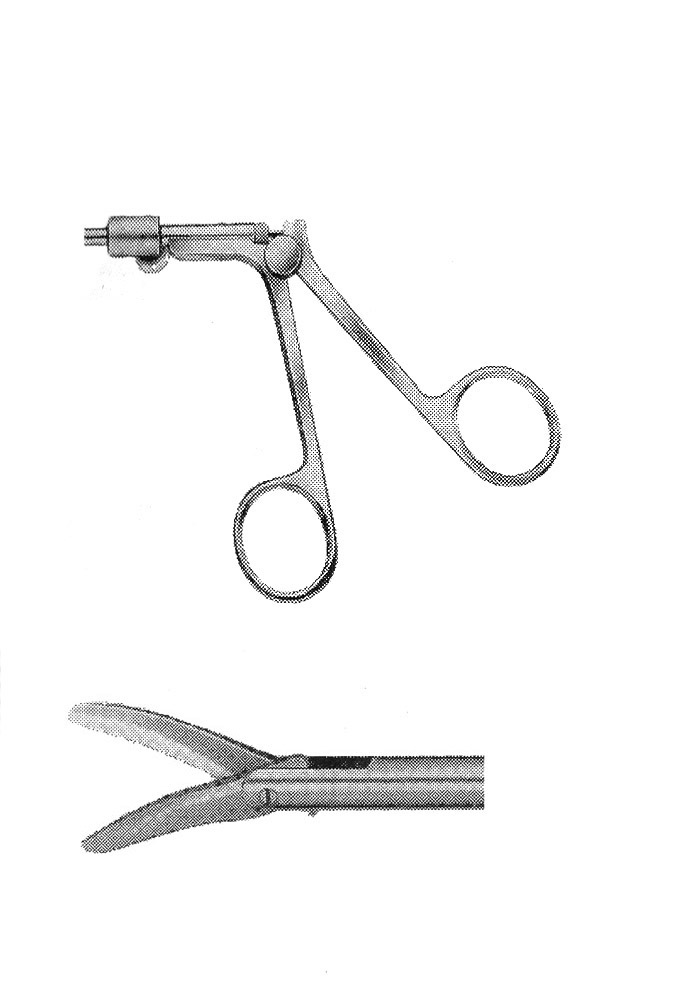 İZOLESİZ MAKAS P MODEL SAPLI  ÇAP : 5MM L:43CM